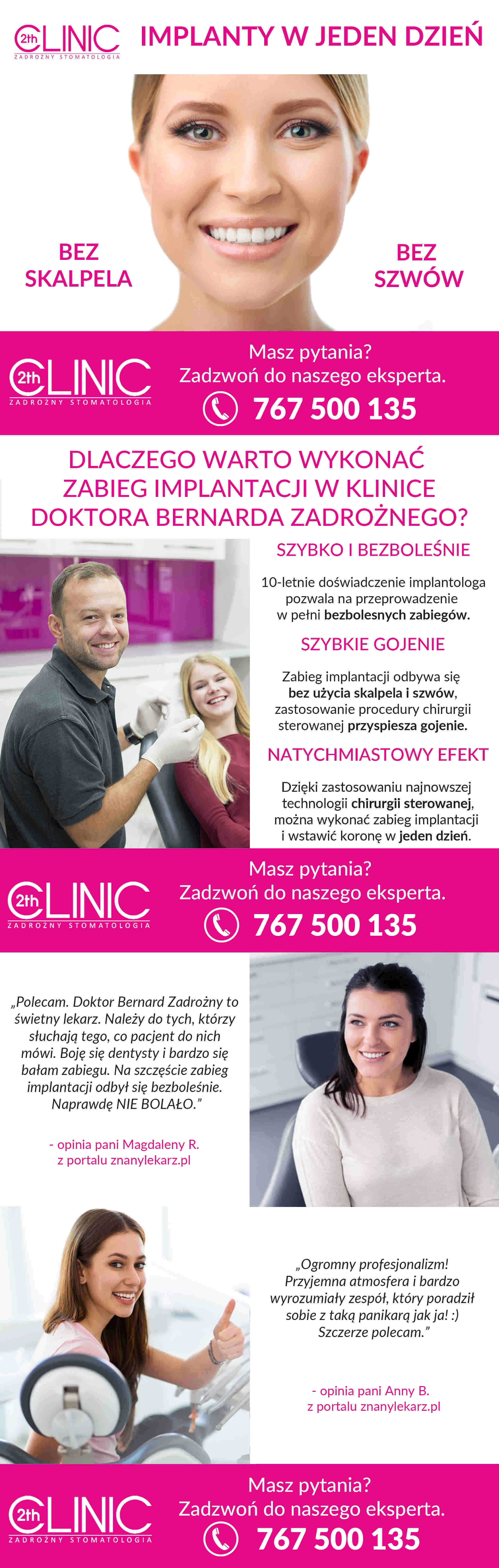 Promocja implanty